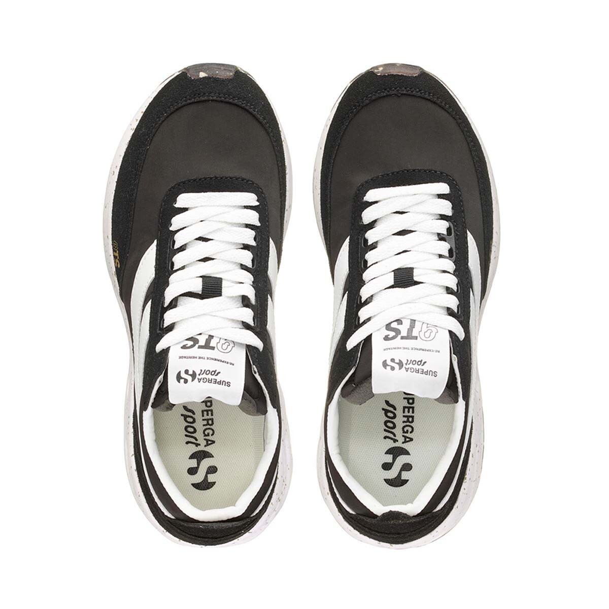 ZAPATILLAS UNISEX SUPERGA TRAINING NEGRO S7128GWA57 4089 9TS VEGAN BLACK WHITE - 3