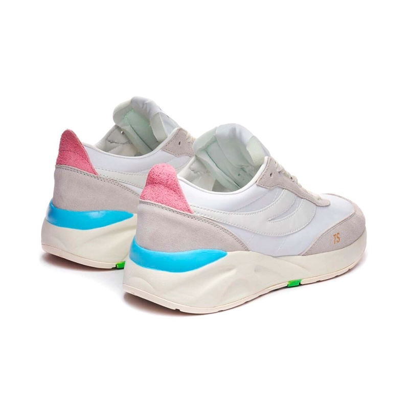 ZAPATILLAS MUJER SUPERGA URBANAS BLANCO S4115YWA61 4089 9TS WHITE TURQUOISE GREEN - 3