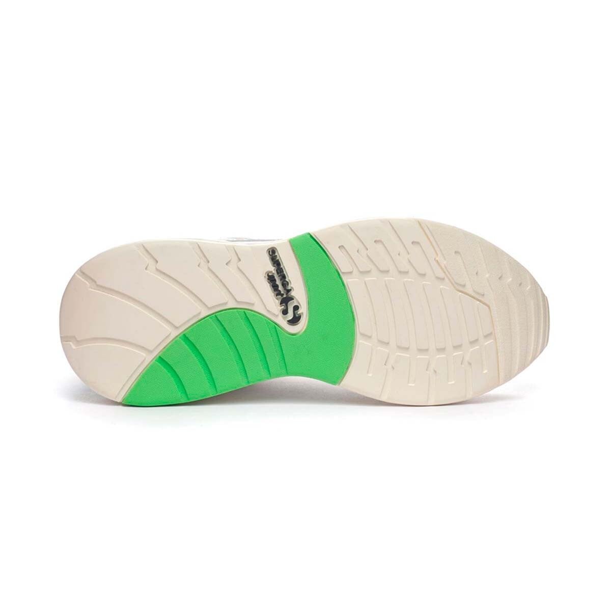 ZAPATILLAS MUJER SUPERGA URBANAS BLANCO S4115YWA61 4089 9TS WHITE TURQUOISE GREEN - 5