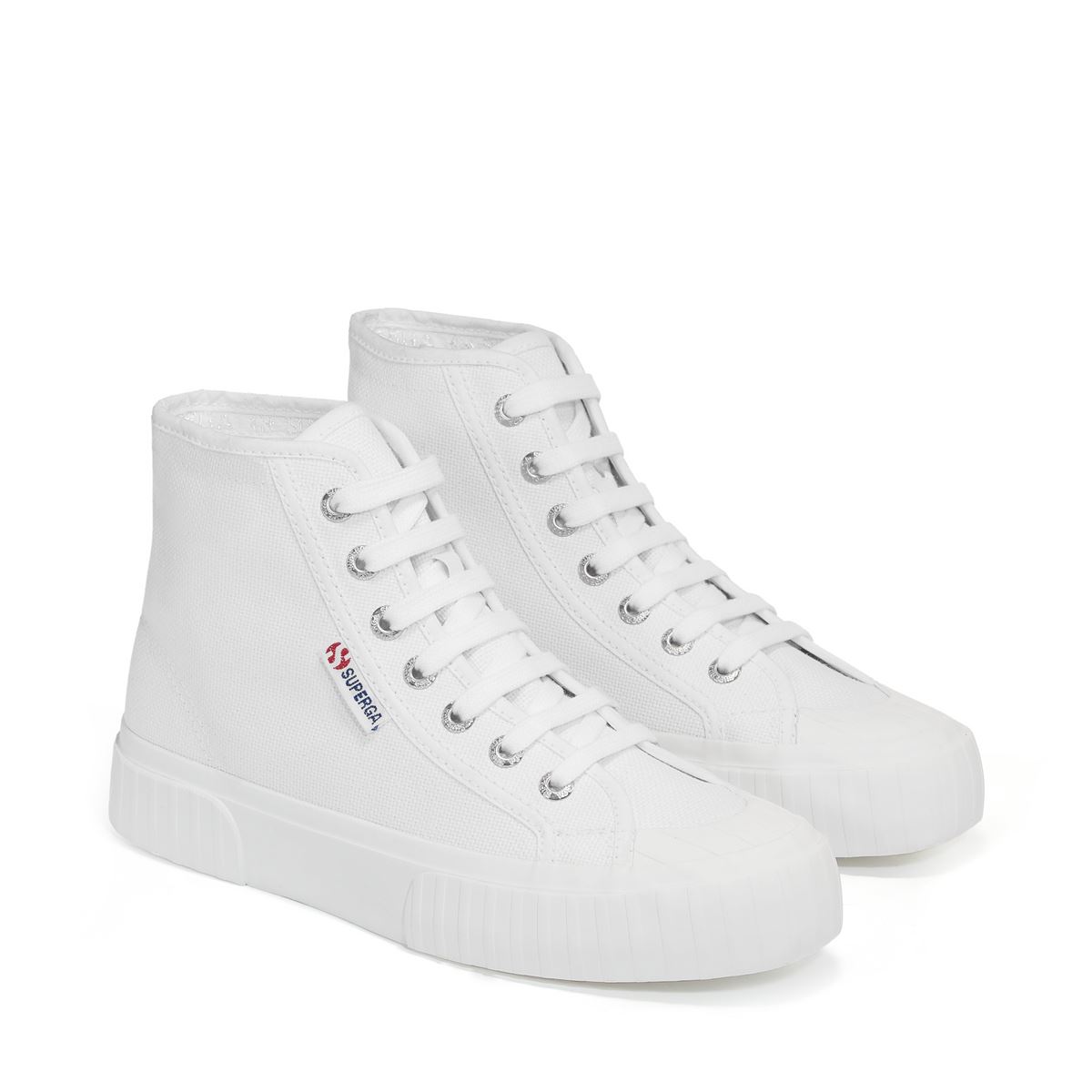 ZAPATILLAS MUJER SUPERGA URBANAS BLANCO S112I9W901 2696 STRIPE WHITE - 2