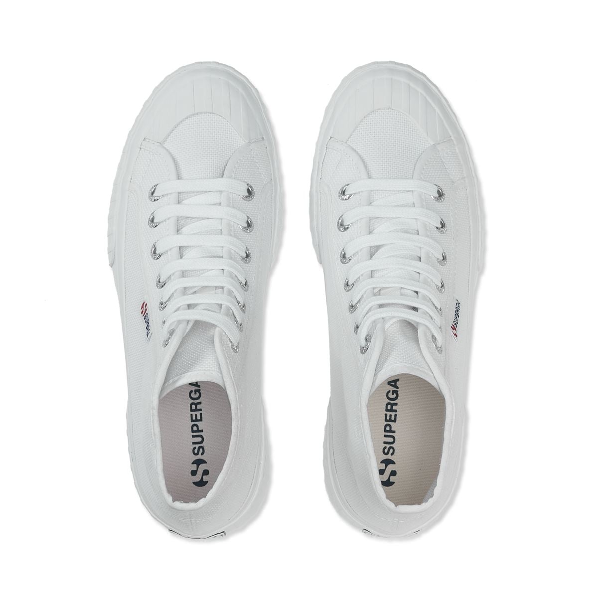 ZAPATILLAS MUJER SUPERGA URBANAS BLANCO S112I9W901 2696 STRIPE WHITE - 4