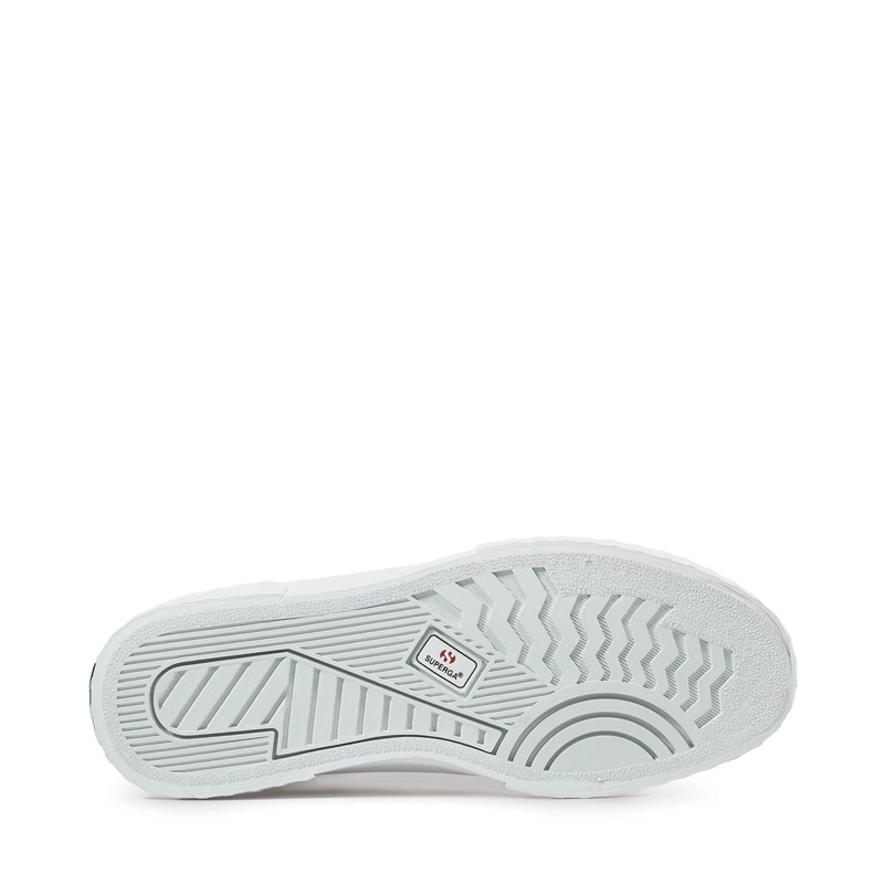 ZAPATILLAS MUJER SUPERGA URBANAS BLANCO S112I9W901 2696 STRIPE WHITE - 5