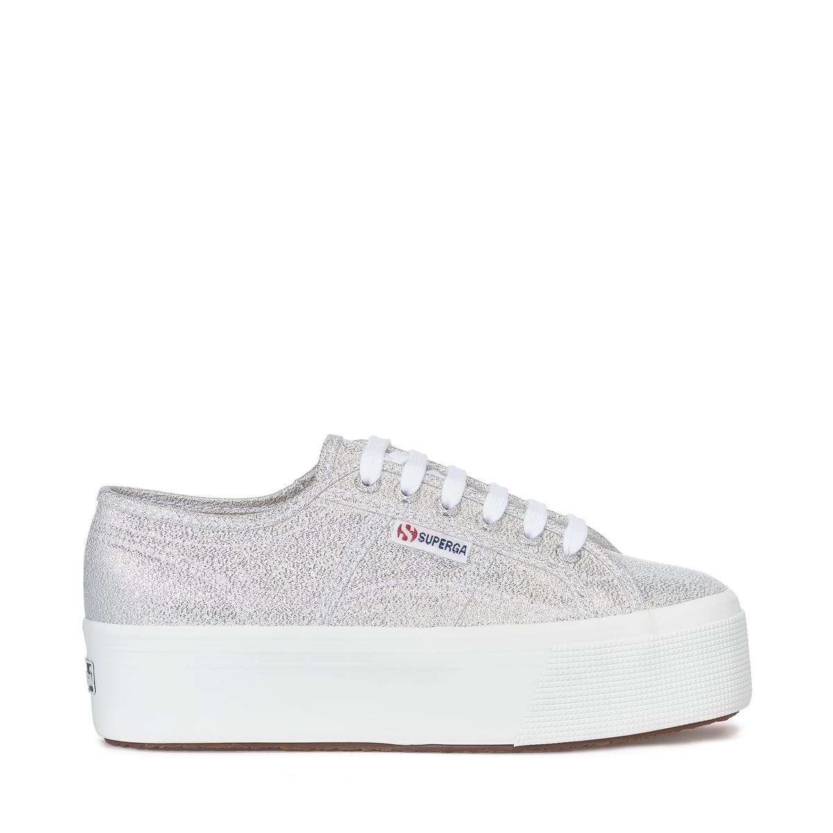 ZAPATILLA LAMEW PLATEADO SUPERGA - 1