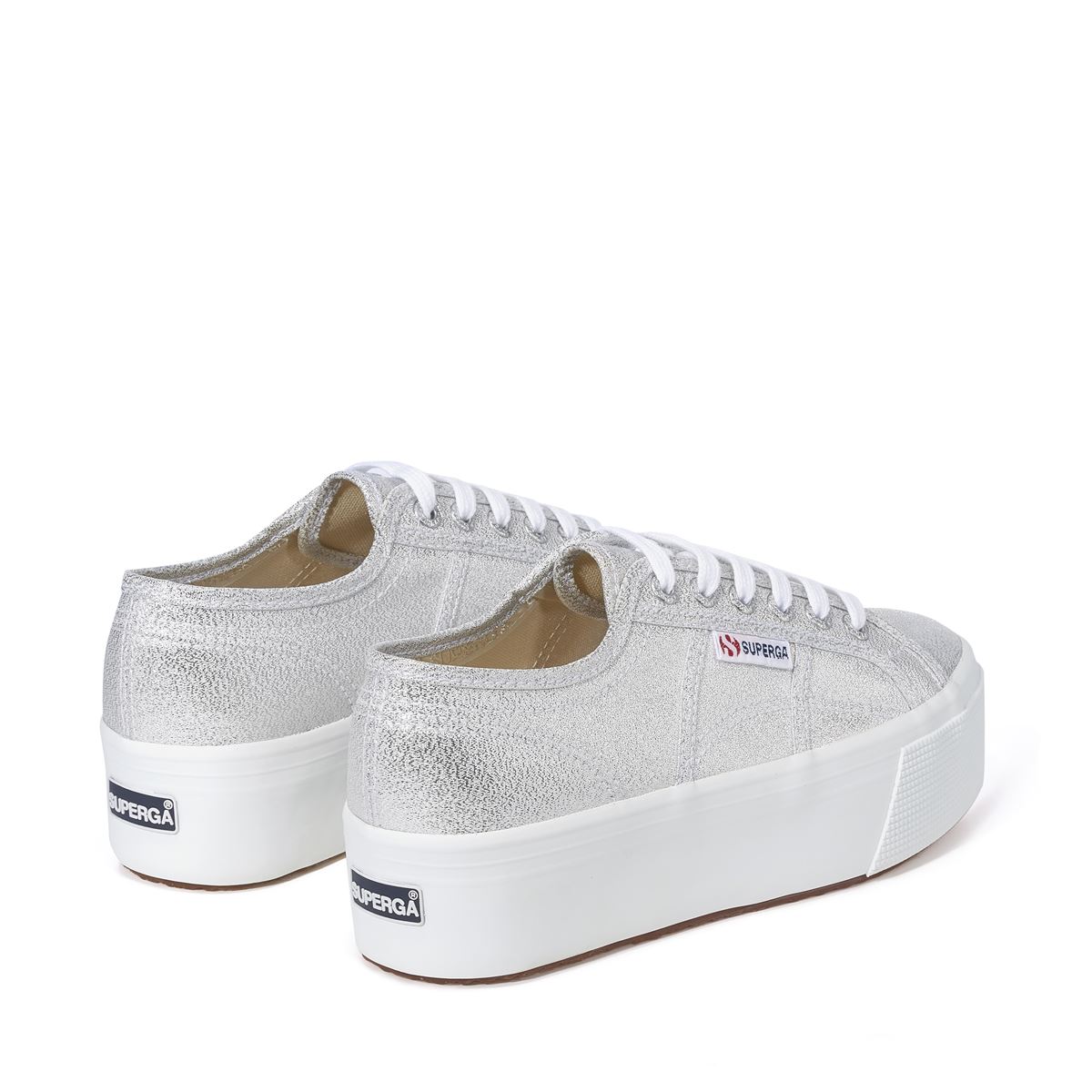 ZAPATILLA LAMEW PLATEADO SUPERGA - 3