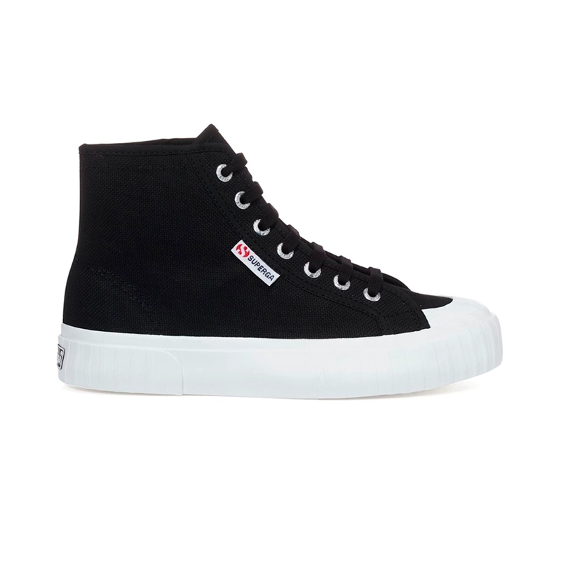 ZAPATILLAS MUJER SUPERGA URBANAS NEGRO S112I9W999 2696 STRIPE BLACK - 1