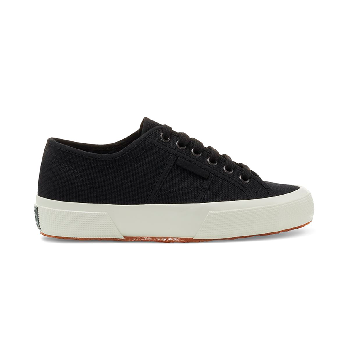 ZAPATILLAS MUJER SUPERGA URBANAS NEGRO S3111TWAHU 2706 OG BLACK WHITE AVORIO - 1