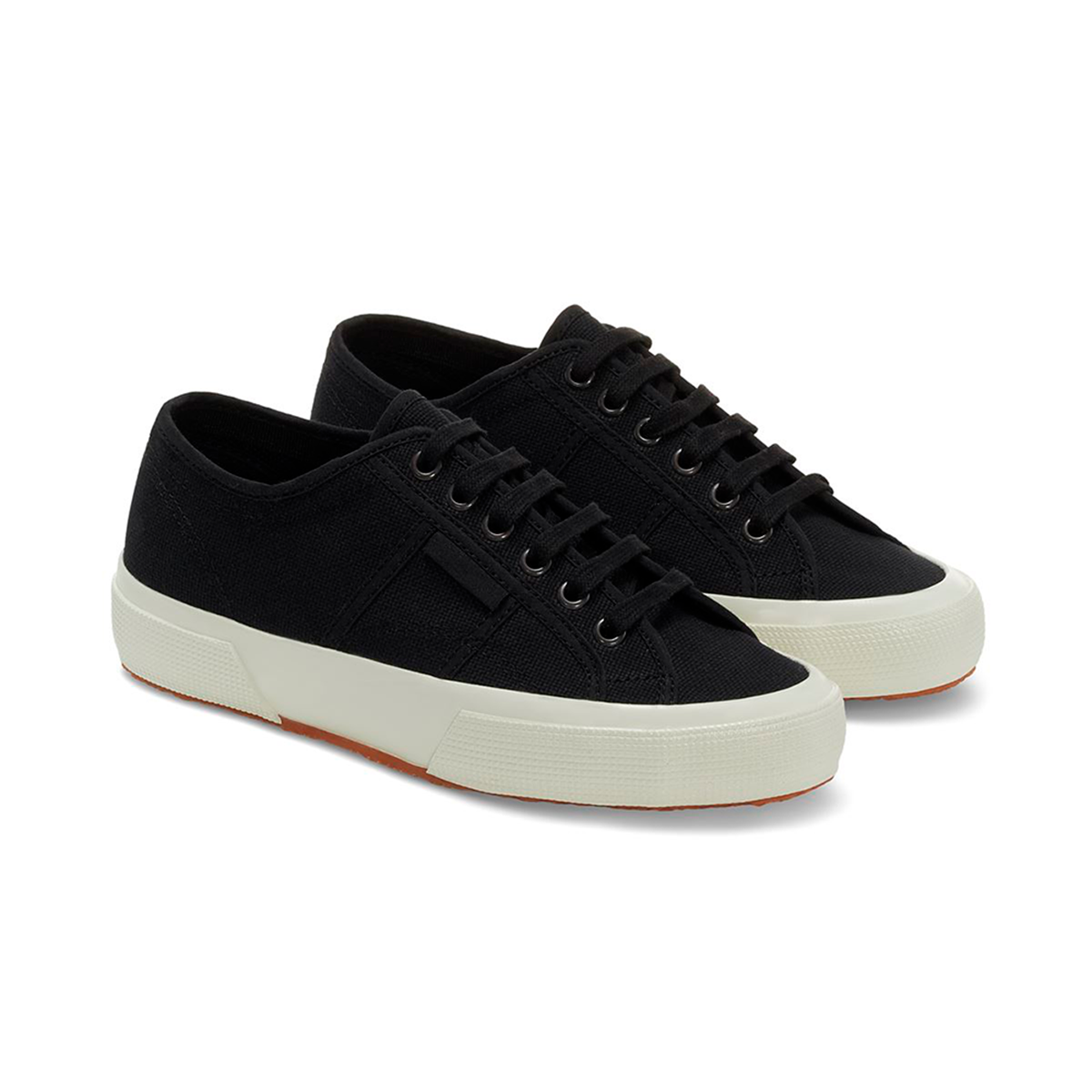 ZAPATILLAS MUJER SUPERGA URBANAS NEGRO S3111TWAHU 2706 OG BLACK WHITE AVORIO - 2