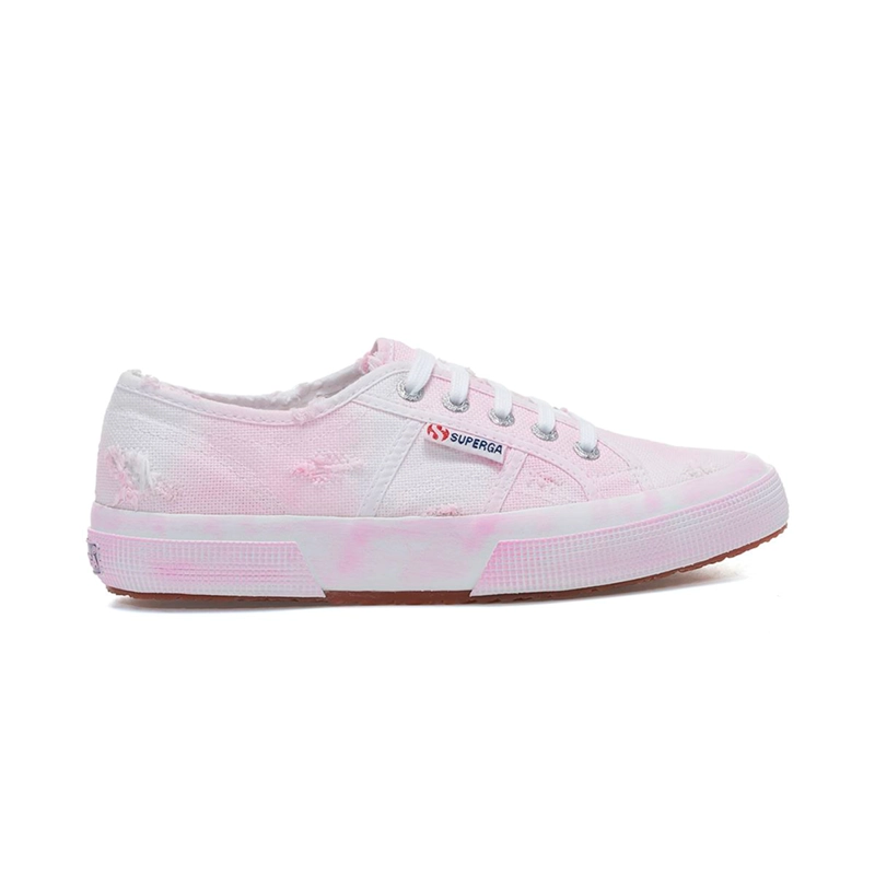 ZAPATILLAS MUJER SUPERGA URBANAS BLANCO S21258WAKV 2750 STONE WASH WHITE PINK ISH - 1