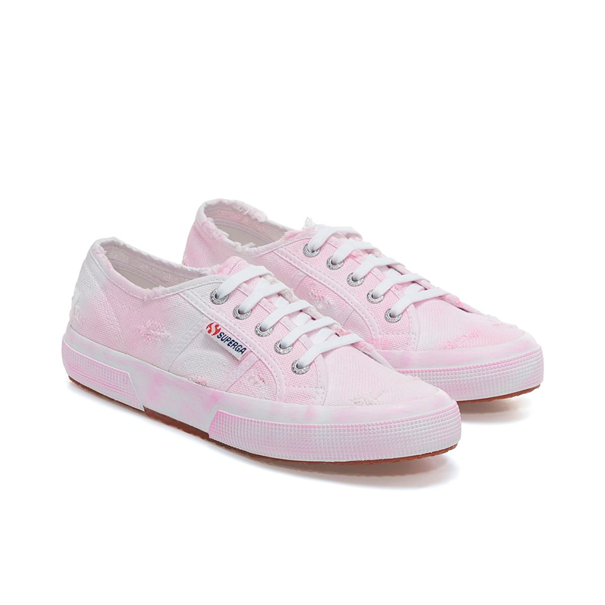ZAPATILLAS MUJER SUPERGA URBANAS BLANCO S21258WAKV 2750 STONE WASH WHITE PINK ISH - 2