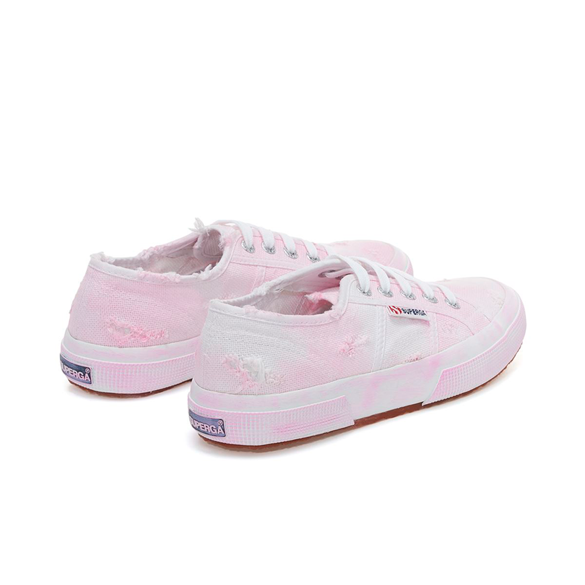 ZAPATILLAS MUJER SUPERGA URBANAS BLANCO S21258WAKV 2750 STONE WASH WHITE PINK ISH - 3
