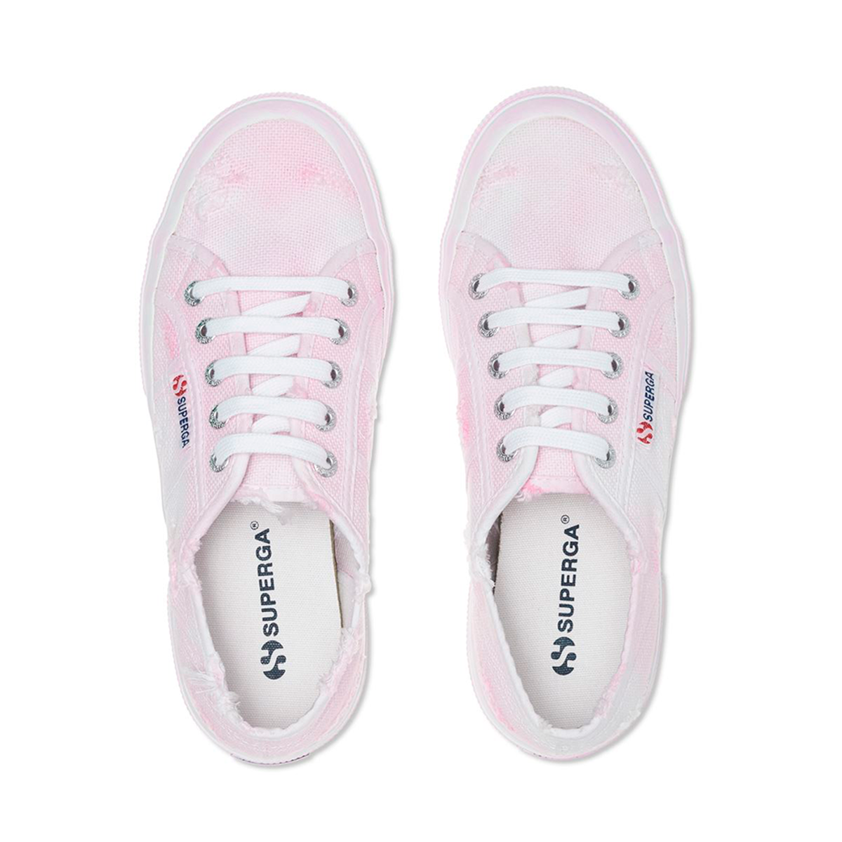 ZAPATILLAS MUJER SUPERGA URBANAS BLANCO S21258WAKV 2750 STONE WASH WHITE PINK ISH - 4