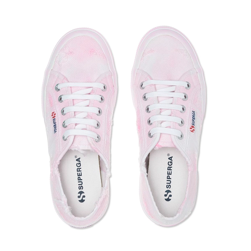 ZAPATILLAS MUJER SUPERGA URBANAS BLANCO S21258WAKV 2750 STONE WASH WHITE PINK ISH - 4