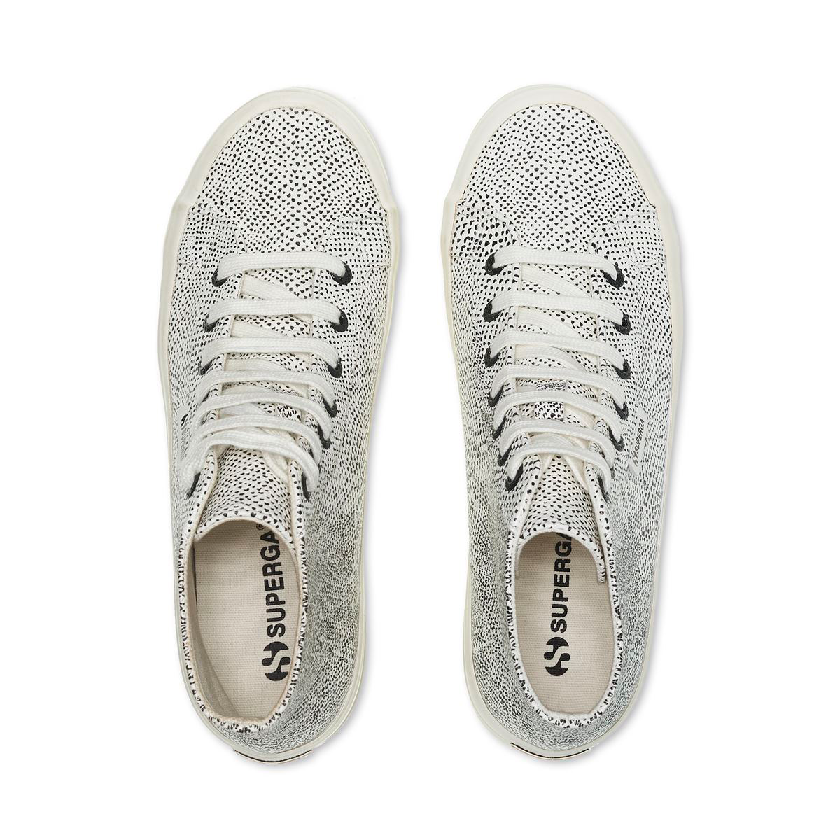ZAPATILLAS MUJER SUPERGA URBANAS BLANCO S2121XWA03 2341 ALPINA MICRO SNAKE WHITE BLACK - 4