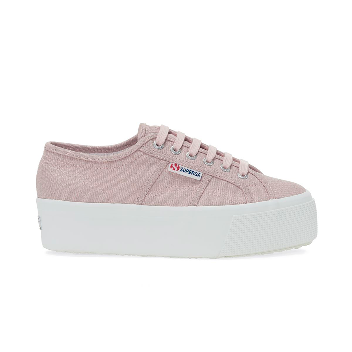 ZAPATILLAS MUJER SUPERGA URBANAS ROSADO S1151IWT51 2790 GLITTER CANVAS PINK ISH - 1