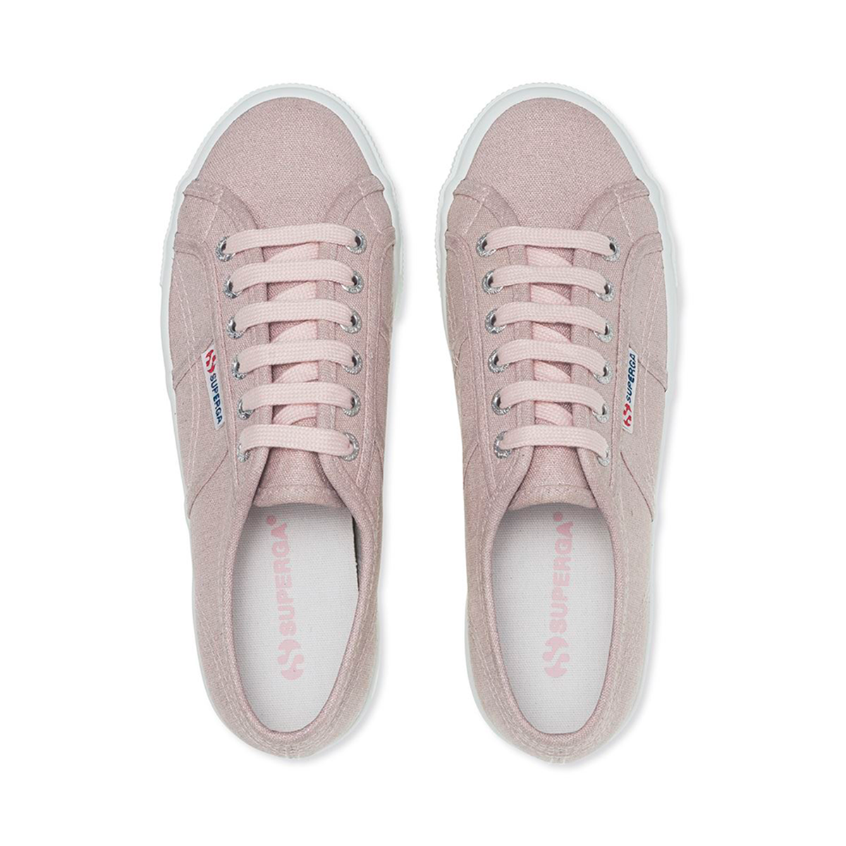 ZAPATILLAS MUJER SUPERGA URBANAS ROSADO S1151IWT51 2790 GLITTER CANVAS PINK ISH - 4