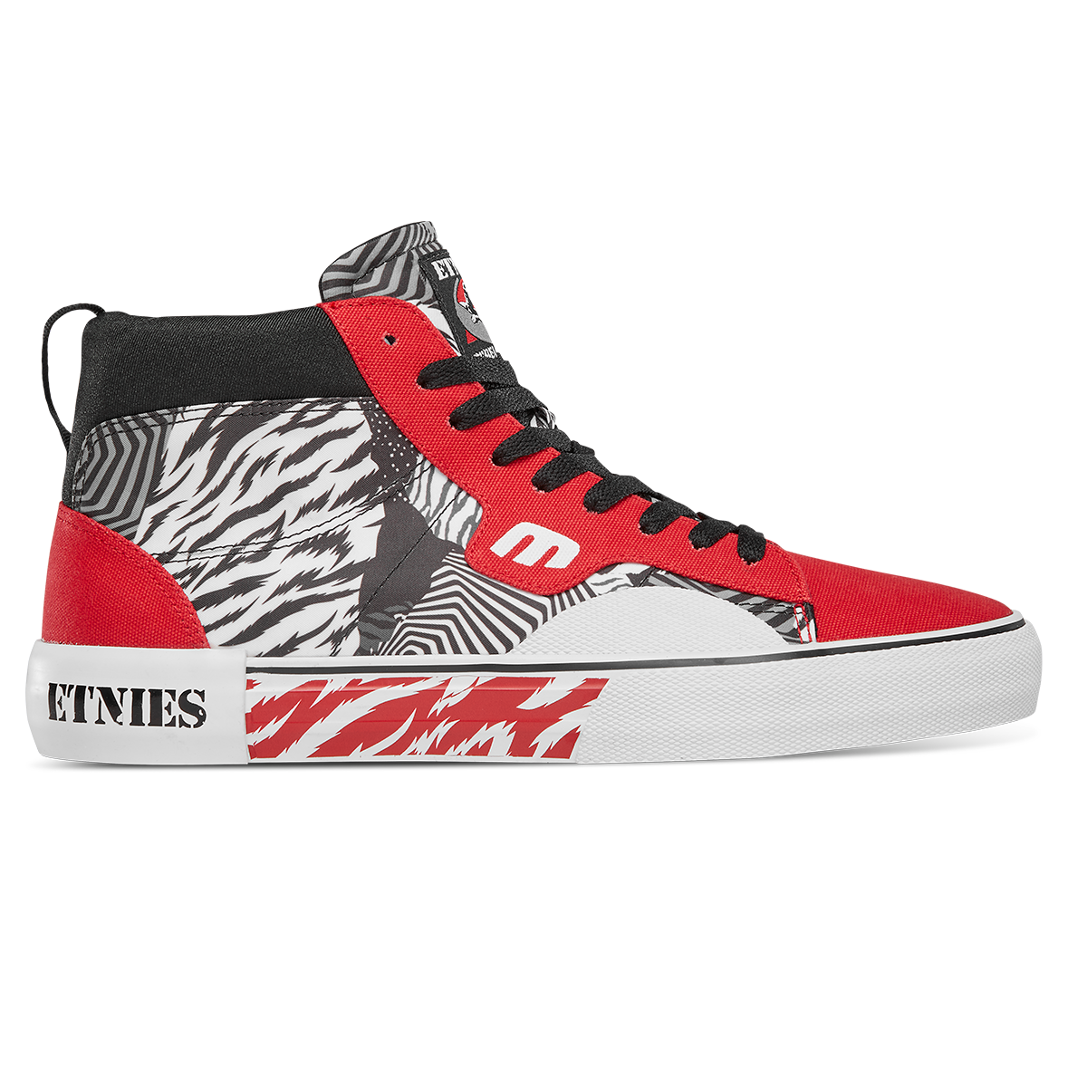 ZAPATILLA MEN KAYSON HIGH X REBEL SPORTS RED WHITE BLACK - 1