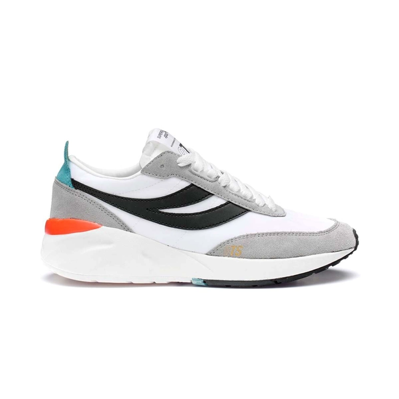 ZAPATILLAS UNISEX SUPERGA TRAINING BLANCO S4115YWA62 4089 9TS WHITE TURQUOISE BLACK - 1