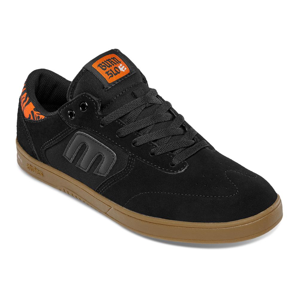 ZAPATILLA WINDROW X BURN SLOW BLACK ORANGE - 4