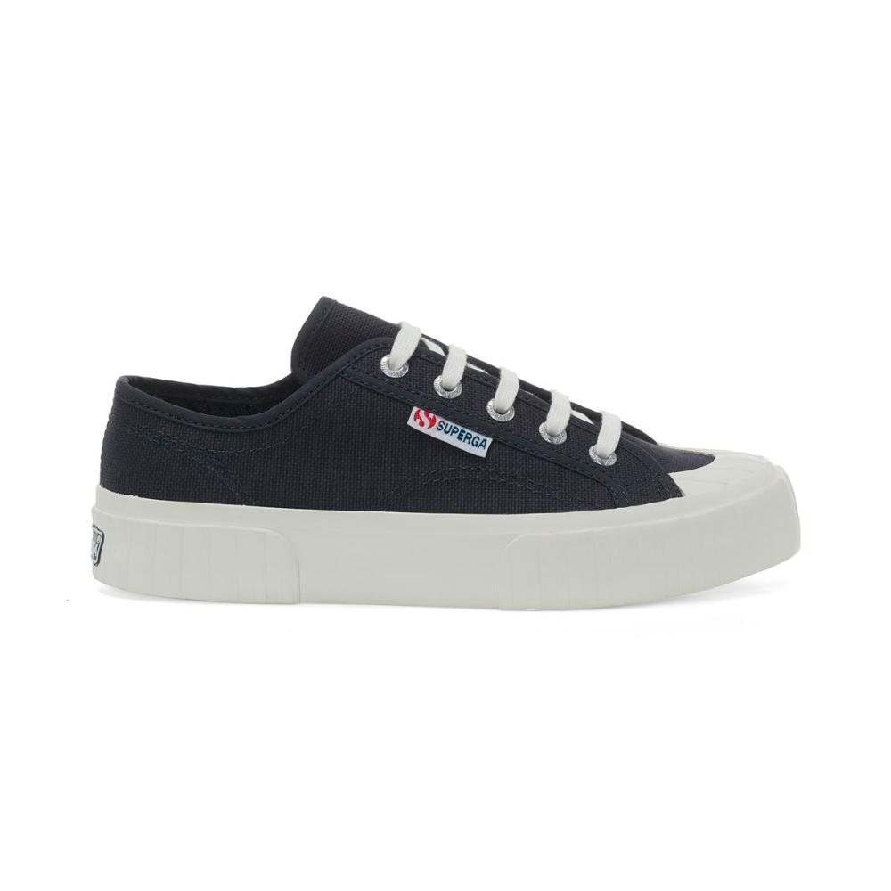 ZAPATILLAS MUJER SUPERGA URBANAS GRIS S00GRT0ALB 2630 STRIPE BLUE GREY DARK - 1