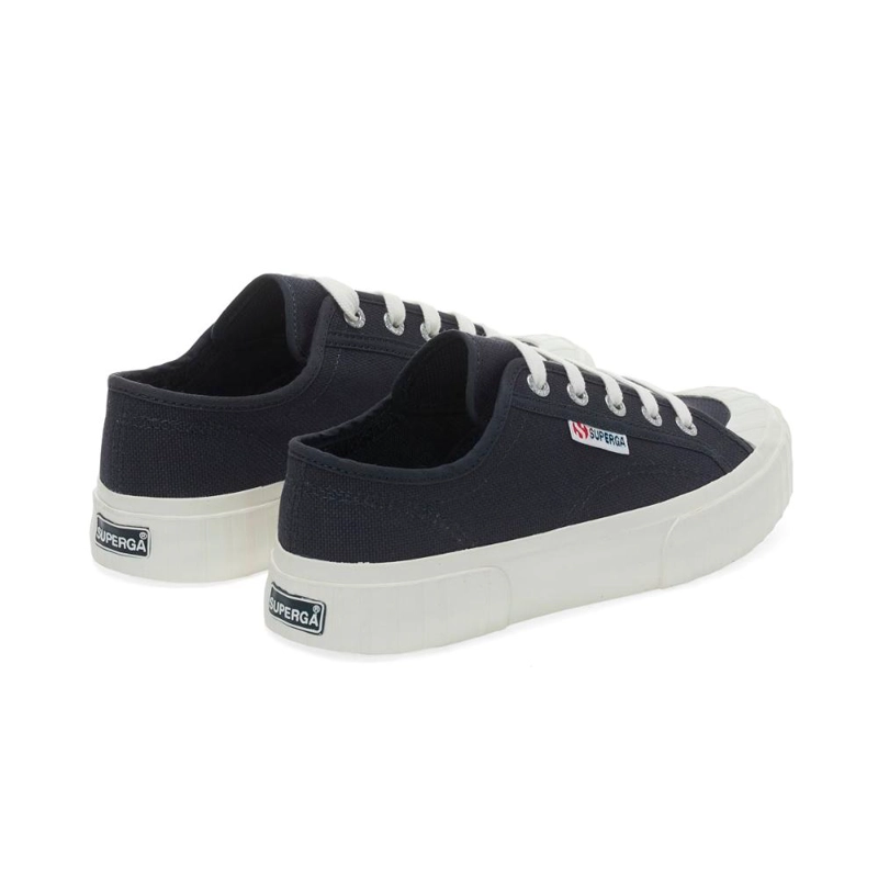 ZAPATILLAS MUJER SUPERGA URBANAS GRIS S00GRT0ALB 2630 STRIPE BLUE GREY DARK - 3