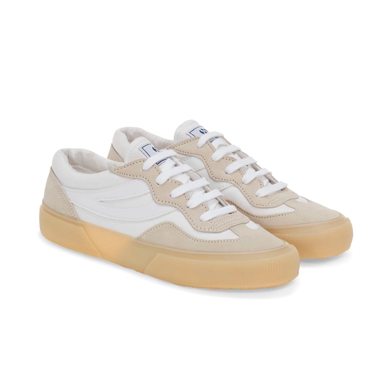 ZAPATILLAS MUJER SUPERGA URBANAS BLANCO 2941 REVOLLEY COLORBLOCK WHITE GREY - 2