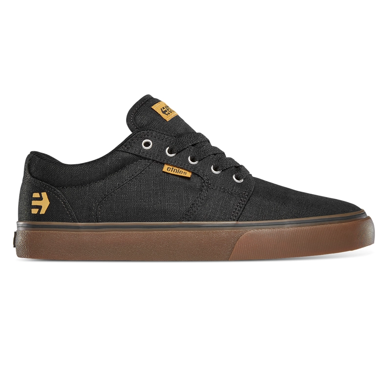ZAPATILLAS HOMBRE ETNIES URBANAS NEGRO MEN BARGE LS BLACK GUM SILVER - 1
