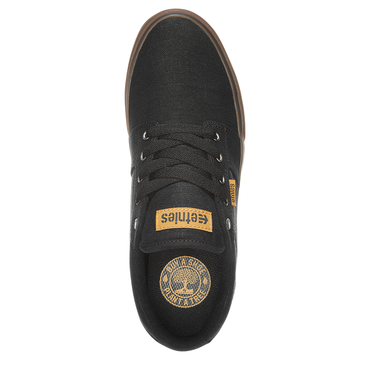 ZAPATILLAS HOMBRE ETNIES URBANAS NEGRO MEN BARGE LS BLACK GUM SILVER - 2