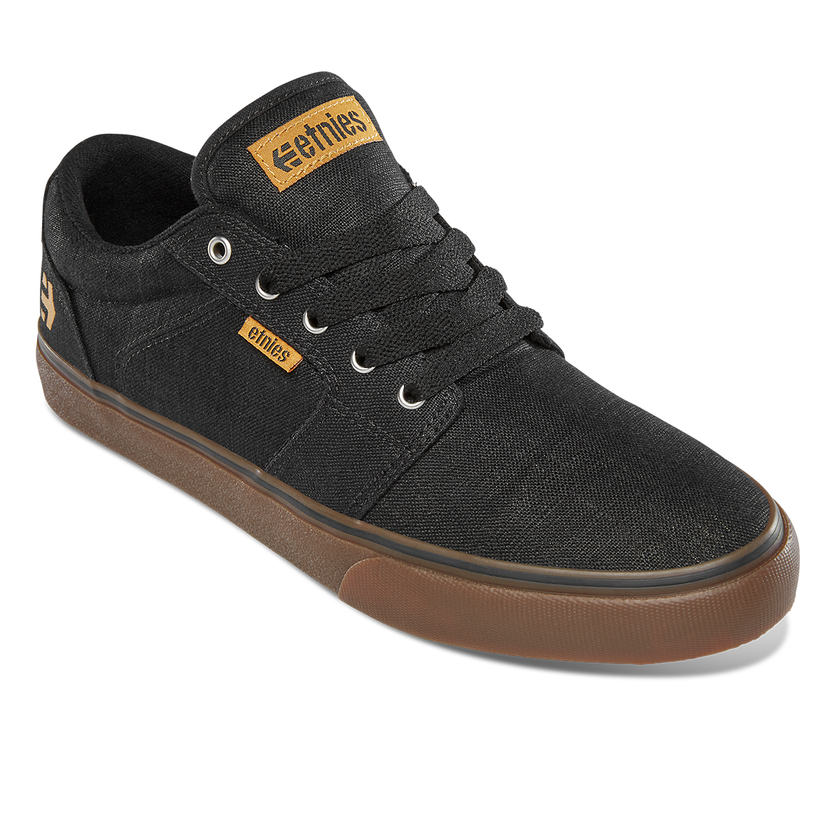 ZAPATILLAS HOMBRE ETNIES URBANAS NEGRO MEN BARGE LS BLACK GUM SILVER - 4