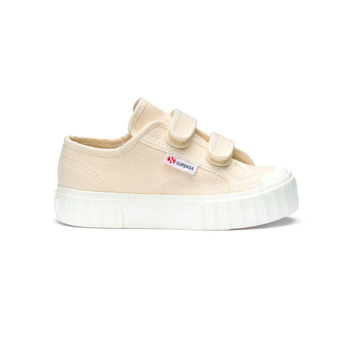 ZAPATILLA KIDS 2630 STRIPE STRAPS BEIGE RAW AVORIO - 1