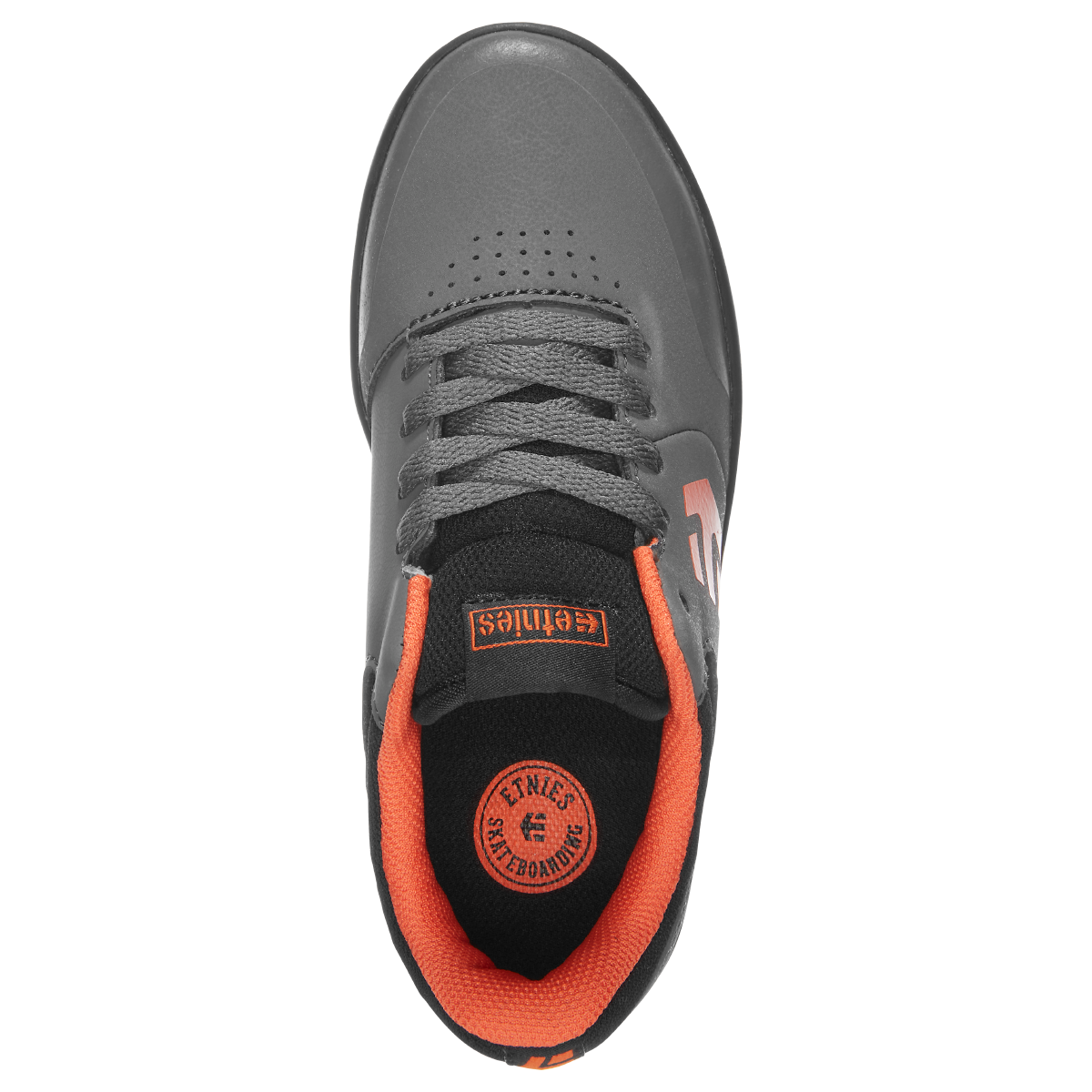 ZAPATILLA KIDS MARANA GREY BLACK ORANGE - 2