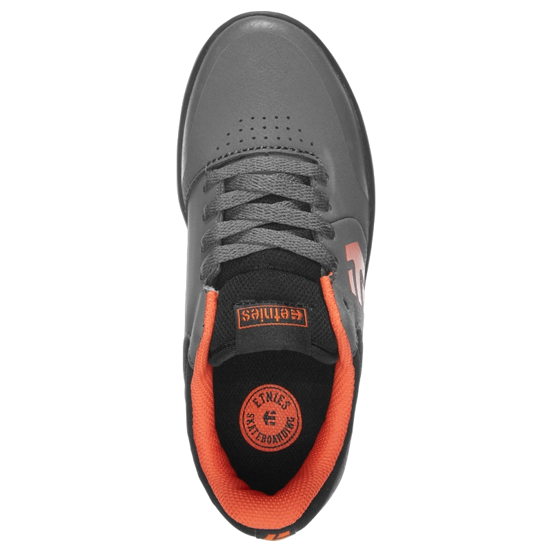 ZAPATILLA KIDS MARANA GREY BLACK ORANGE - 2