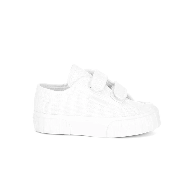 ZAPATILLA 2630 KIDS STRIPE TOTAL WHITE STRAPS - 1