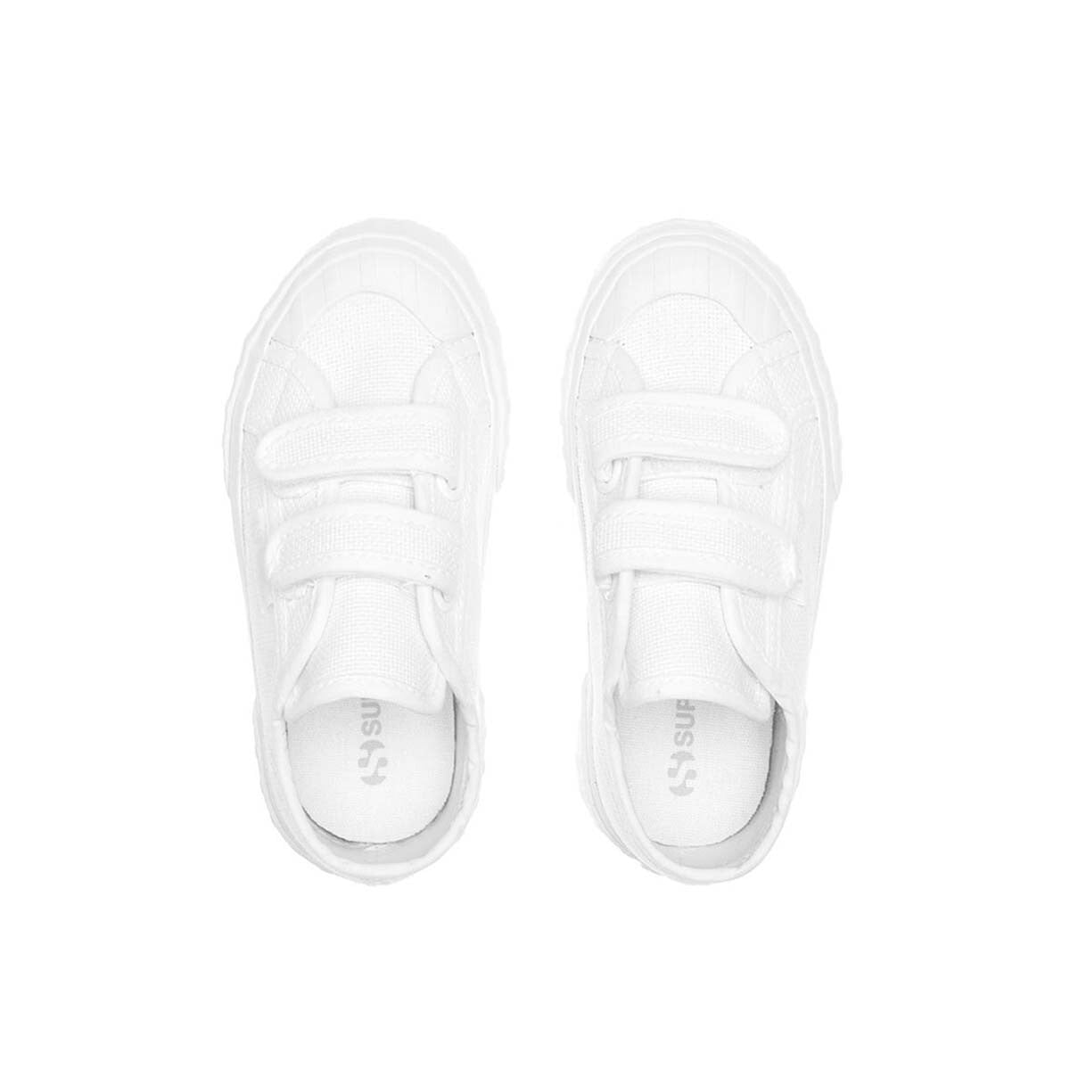 ZAPATILLA 2630 KIDS STRIPE TOTAL WHITE STRAPS - 4
