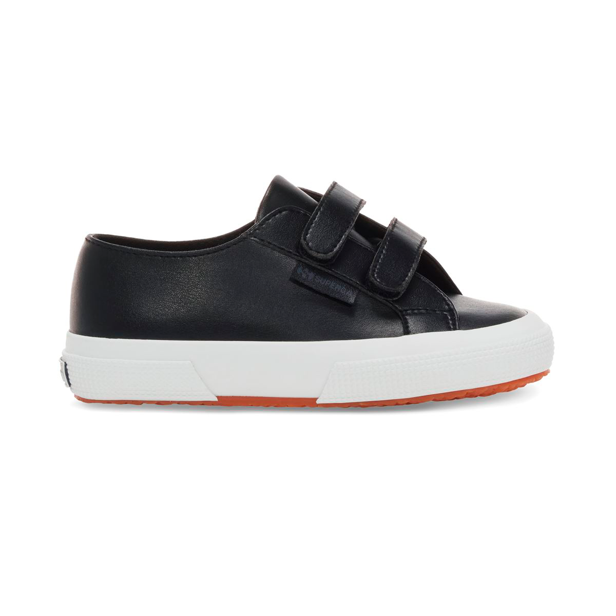 ZAPATILLA KIDS 2750 VEGAN FAUX LEATHER BLACK WHITE - 1