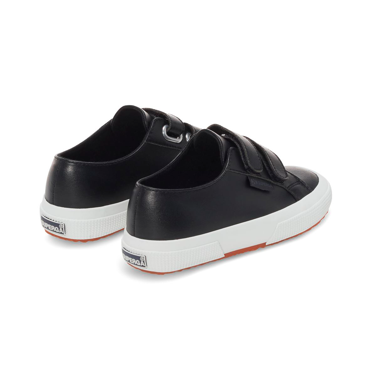 ZAPATILLA KIDS 2750 VEGAN FAUX LEATHER BLACK WHITE - 3
