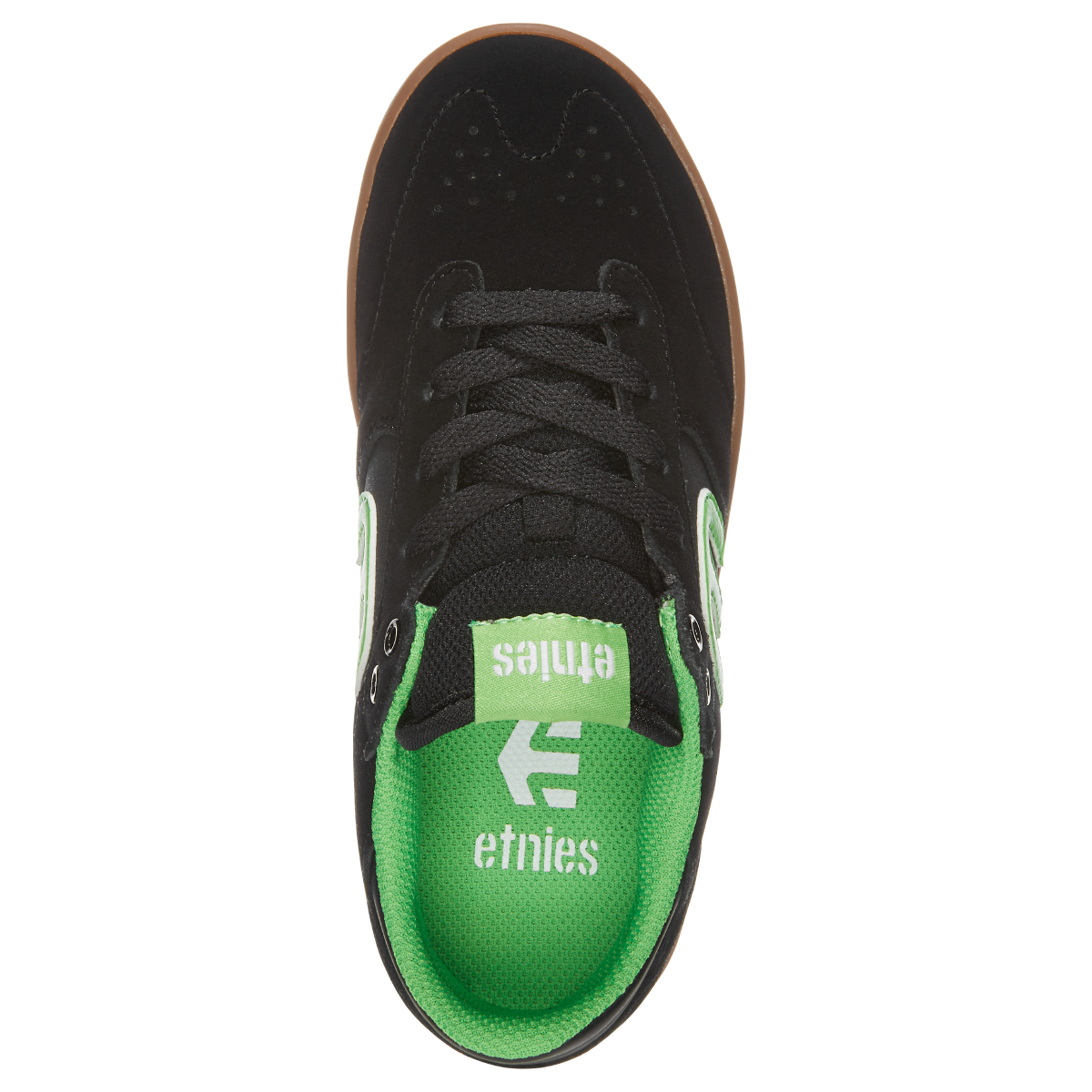 ZAPATILLA KIDS WINDROW BLACK GREEN GUM - 2