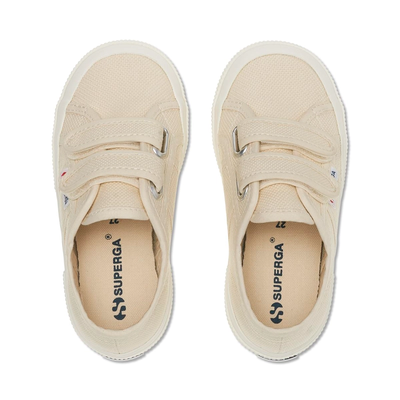 ZAPATILLA KIDS 2750 COTJSTRAP BEIGE EGG FLU - 4