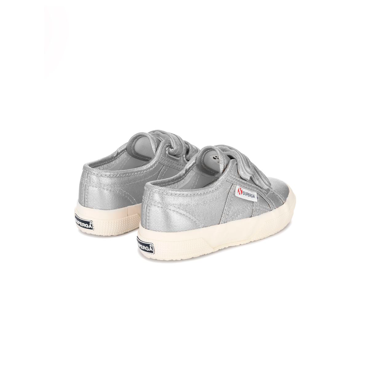 ZAPATILLA KIDS 2750 STRAP METALLIC CANVAS GREY SILVER - 3