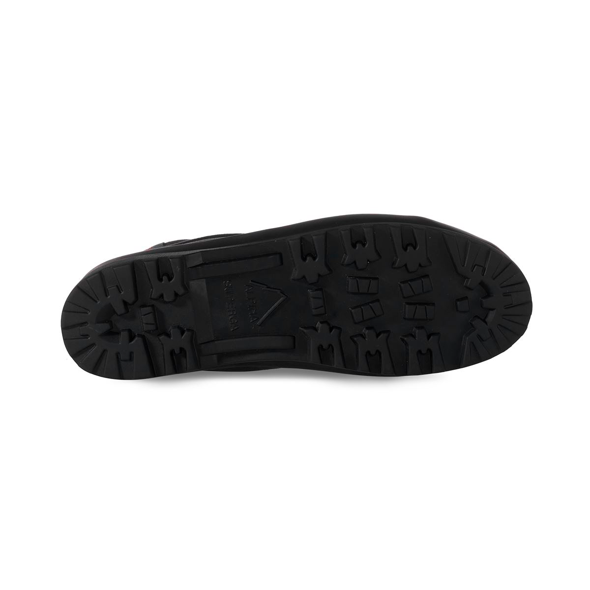 ZAPATILLAS UNISEX SUPERGA URBANAS NEGRO 2481 ALPINA RIPSTOP BLACK RED - 5