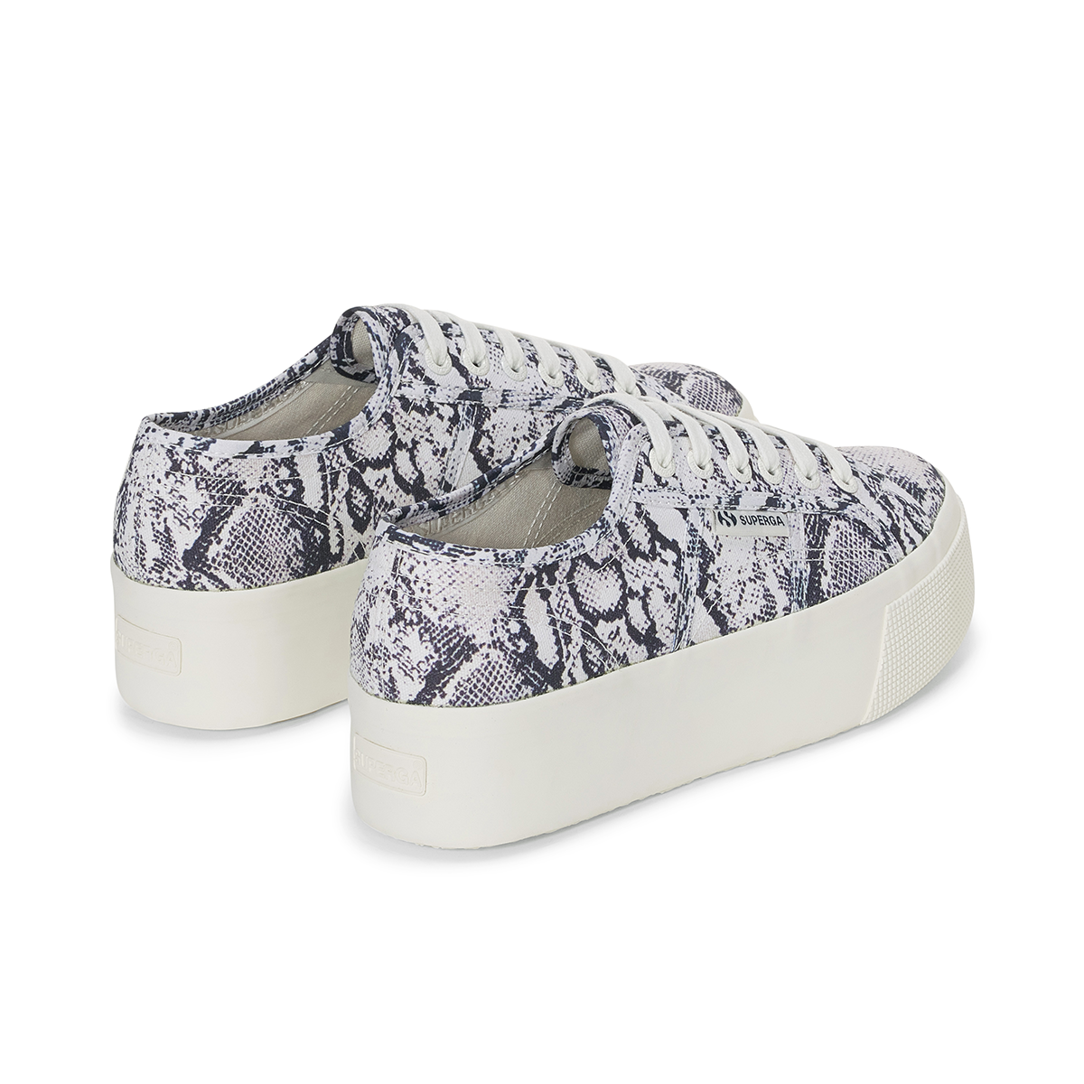 ZAPATILLA 2790 PRINT WHITE AVORIO NAVY SNAKE - 3
