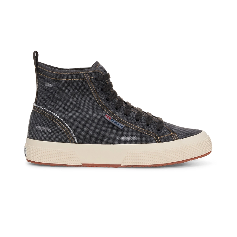 ZAPATILLAS MUJER SUPERGA URBANAS NEGRO S61276WA6C 2573 COTTON DENIM BLACK BRISTOL - 1