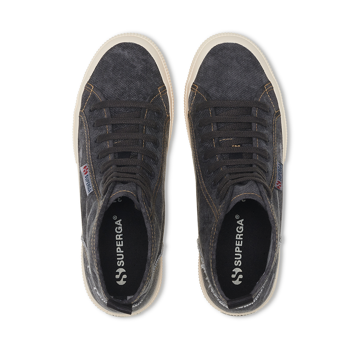 ZAPATILLAS MUJER SUPERGA URBANAS NEGRO S61276WA6C 2573 COTTON DENIM BLACK BRISTOL - 4