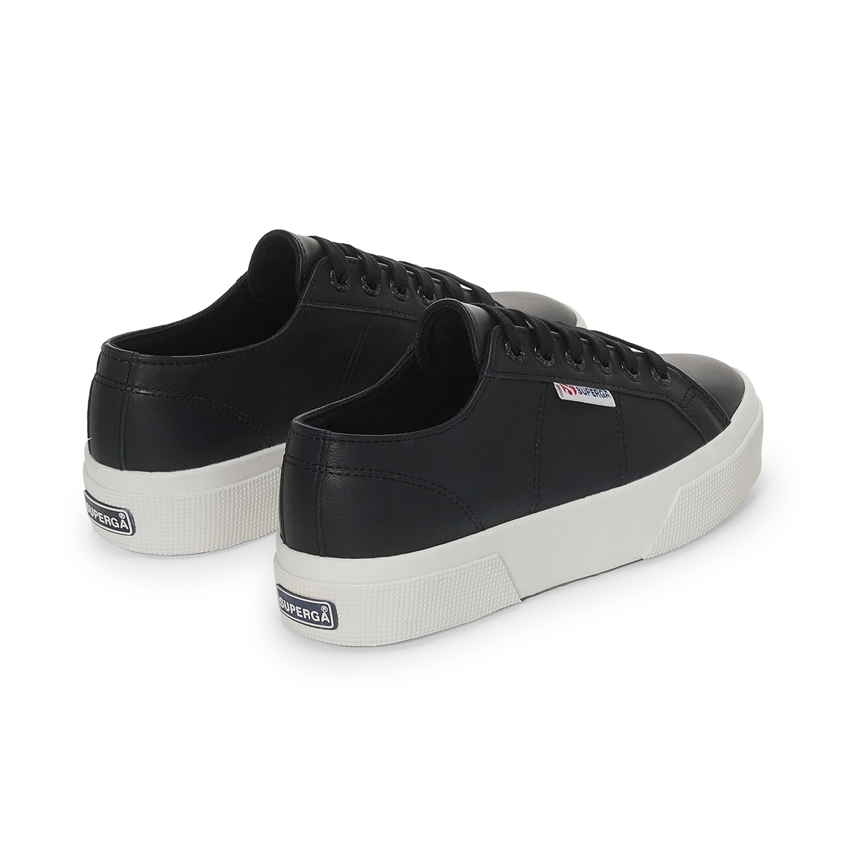 ZAPATILLAS MUJER SUPERGA URBANAS NEGRO S3141HWADT 2740 PLATFORM NAPPA BLACK WHITE - 3
