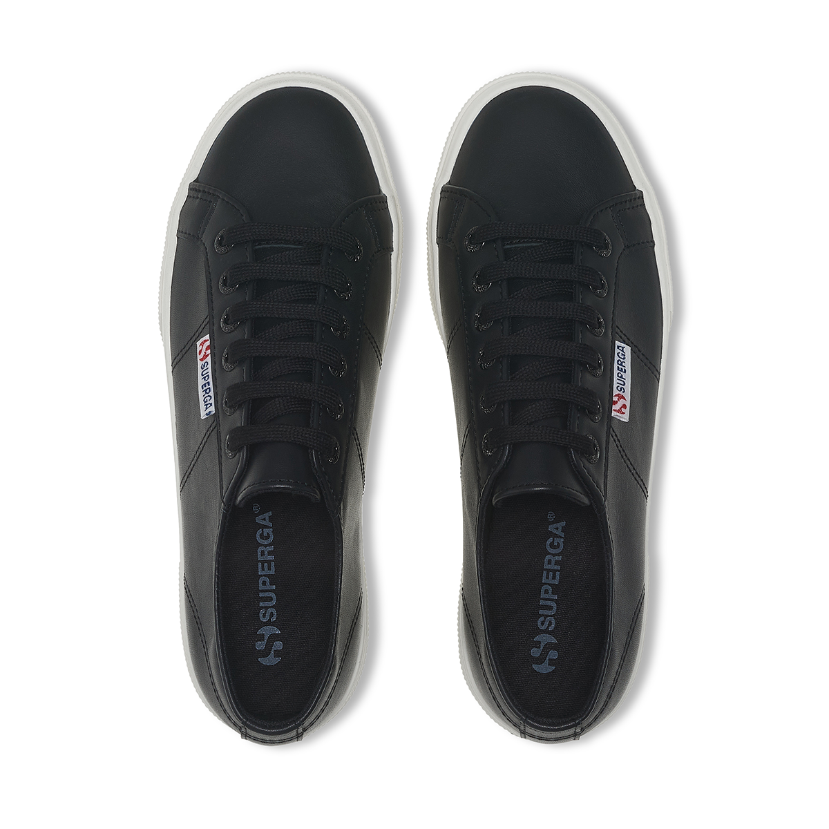 ZAPATILLAS MUJER SUPERGA URBANAS NEGRO S3141HWADT 2740 PLATFORM NAPPA BLACK WHITE - 4