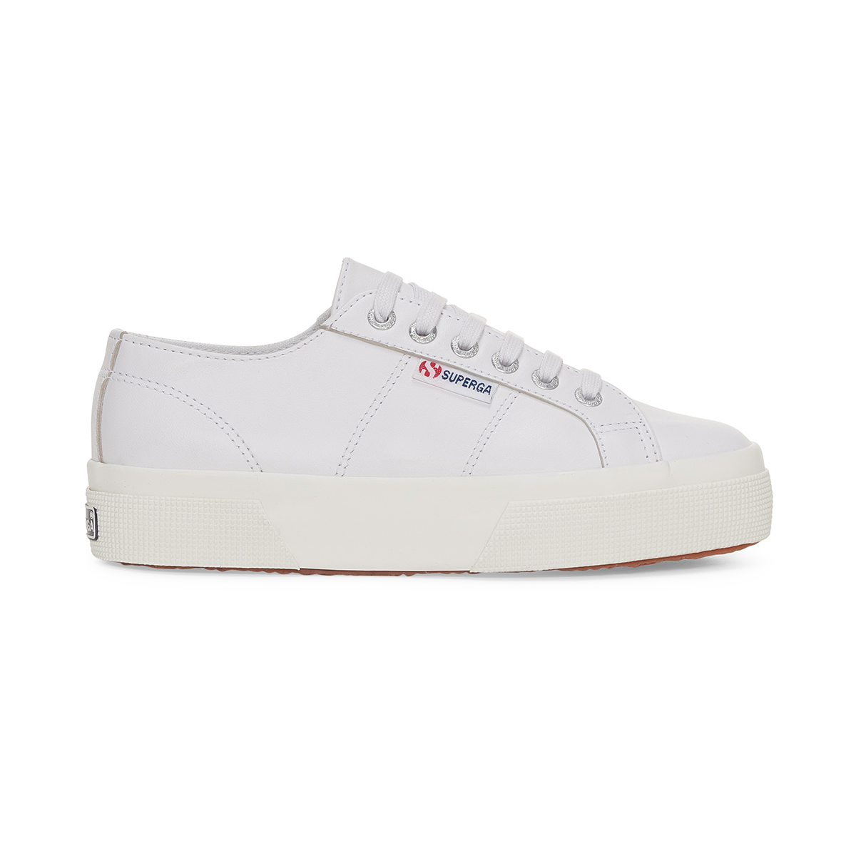 ZAPATILLAS MUJER SUPERGA URBANAS BLANCO S3141HWAFL 2740 PLATFORM NAPPA WHITE SILVER - 1