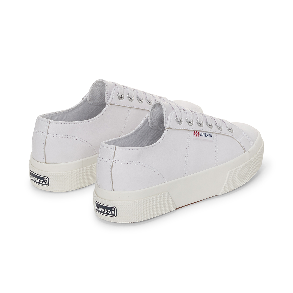 ZAPATILLAS MUJER SUPERGA URBANAS BLANCO S3141HWAFL 2740 PLATFORM NAPPA WHITE SILVER - 3