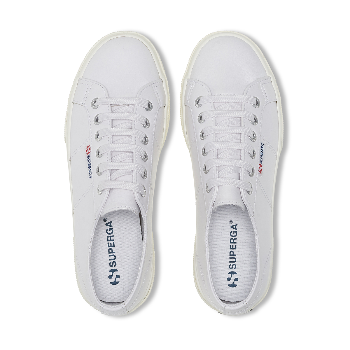 ZAPATILLAS MUJER SUPERGA URBANAS BLANCO S3141HWAFL 2740 PLATFORM NAPPA WHITE SILVER - 4