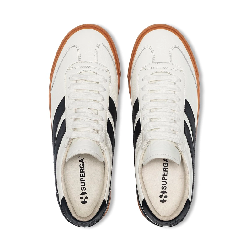 ZAPATILLA 4834 CLUB SWALLOW WHITE BLACK GUM - 4