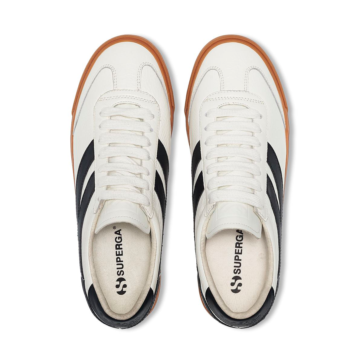 ZAPATILLA 4834 CLUB SWALLOW WHITE BLACK GUM - 4