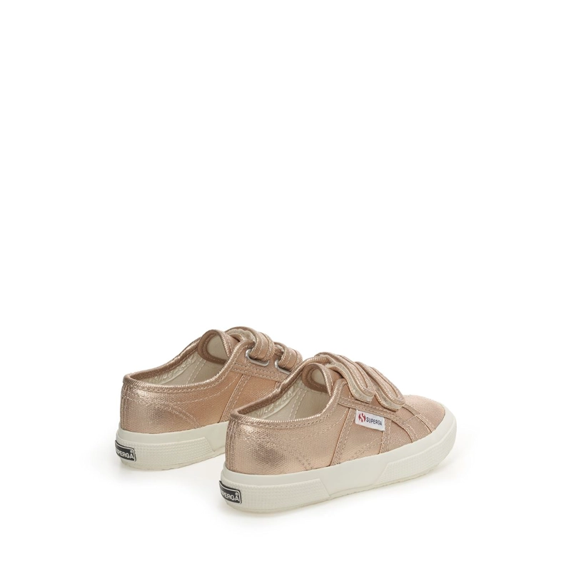 ZAPATILLAS KIDS 2750 STRAP METALLIC PINK - 3